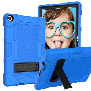 NIKCORP Oklopna maska za Samsung Galaxy Tab A7 10.4" s ugrađenim stalkom trodijelna zaštitna futrola, plava